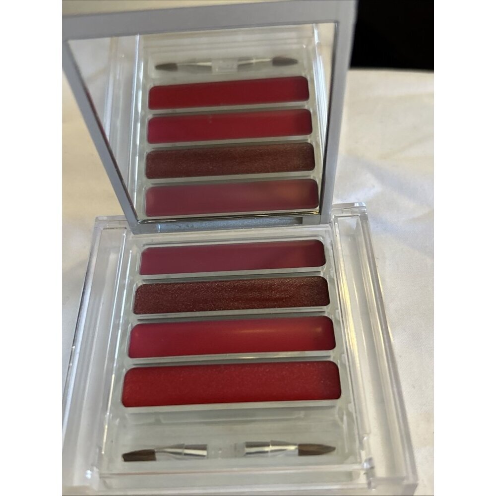 MODELS PREFER  Four Your LIPS Quad Lip Creams w/lip brush pink tones shine .11oz